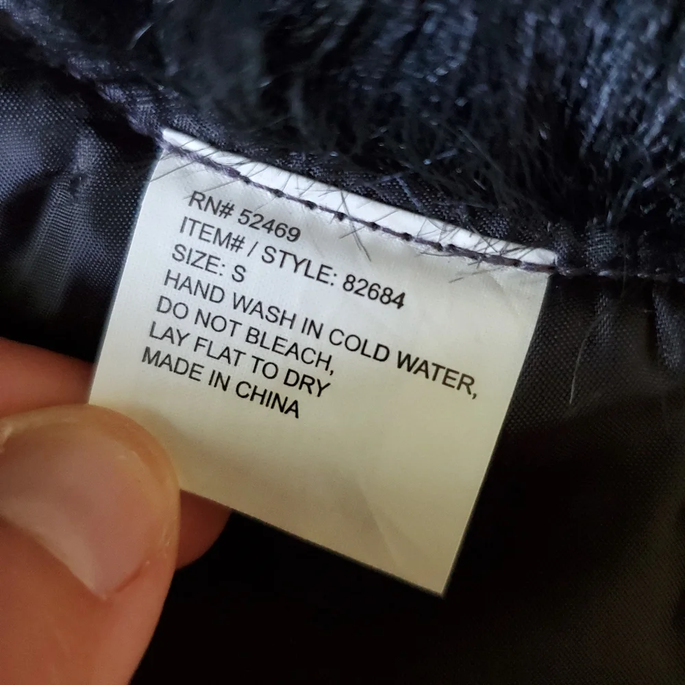 Dog Jacket with faux fur color Size Small